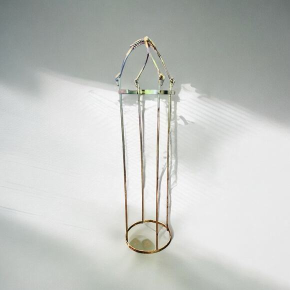 Vintage Japan Stacking Mugs w Chrome Holder-Avocado Green Retro-Midcentury-MCM - Picture 6 of 12